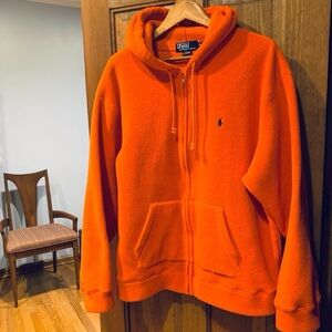 Vintage Polo Ralph Lauren Full Zip Heavy Hooded Fleece